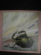 Vintage Book Page Print: JIm Burns - First Contact - 11&quot; x 11&quot; - £2.75 GBP