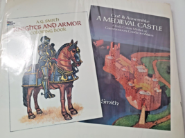 Knights and Castle Activity Package A.G. Smith Coloring Book &amp; Medieval Castle - £15.42 GBP