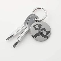 Mr. Fix It Running Man Personalized Keychain Screwdriver - £39.41 GBP