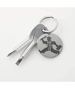 Mr. Fix It Running Man Personalized Keychain Screwdriver - £38.18 GBP