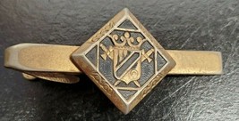 1940s Gold Tie Bar with Shield and Crest on it - £13.90 GBP