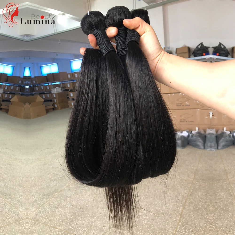 Malaysian Straight Hair Bundles 100% Remy Human Hair Extension Natural Color - $163.30