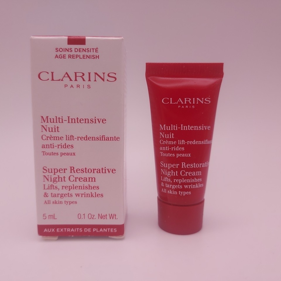 Clarins Super Restorative Night Cream .1oz All Skin Types - $8.74
