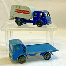 Vtg Lesney Matchbox Tippax Refuse Collector No 15 &amp; Site Hut Truck No 60 Cars - £23.99 GBP