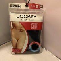 Jockey Essentials Women Slipshort Non Compression Shapewear Underwear Black NEW - £11.03 GBP