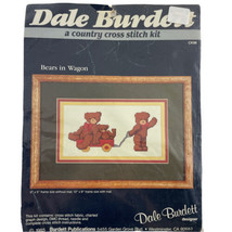 Dale Burdett Country Cross Stitch Kit CK98 Bears in Wagon 9x5 in. - $17.34