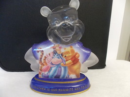Disney Bradford Exchange “Together is our favorite way to be” Glass Figu... - £39.15 GBP