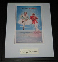 George Burns Oh God! You Devil Signed Framed 11x14 Photo Display - £98.91 GBP