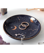 Purple Star Astrology Constellation Zodiac Moon And Stars Trinket Jewelr... - £12.67 GBP