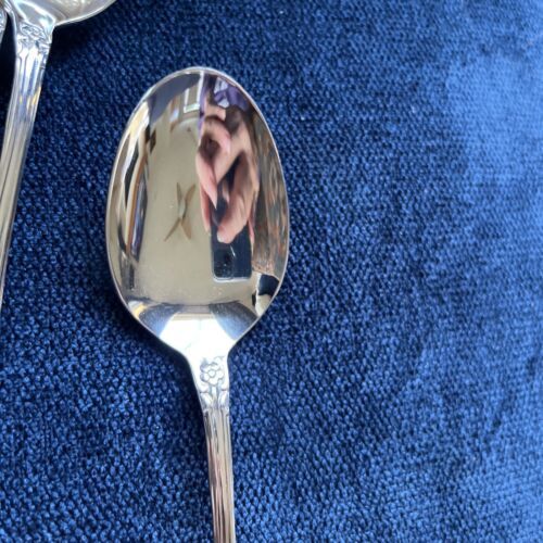 1 Oneida Ltd PRESIDENT  Wm A Rogers Flatware Oval Soup Spoon 8 Available... - $14.36