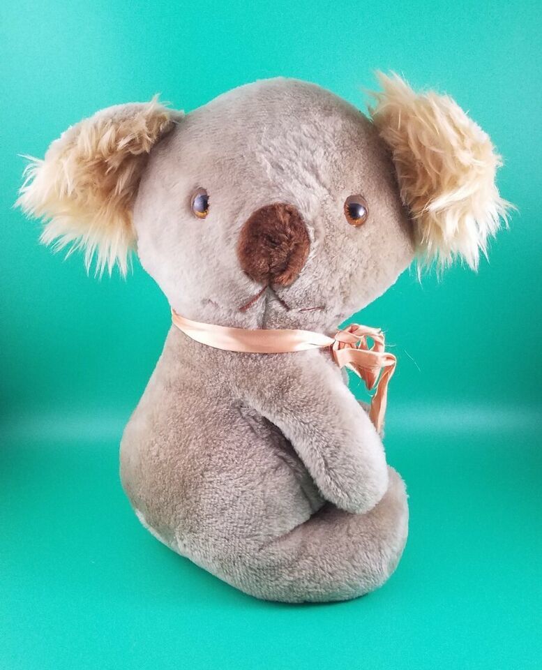 Vintage 14"  ACE Novelty COMPANY Koala Carnival Prize - sleepy sad eyes - $19.79