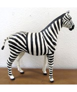 Vintage Genuine Leather Wrapped Zebra Sculpture 19&quot; Long  - €68,17 EUR