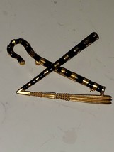 Vintage Jewelry 1976 Mma Metropolitan Museum New York Brooch Crook &amp; Flail Tut - $51.22