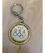 2002 U.S. Olympic Winter Team Partner Metal Keychain Olympics Salt Lake ... - £14.69 GBP