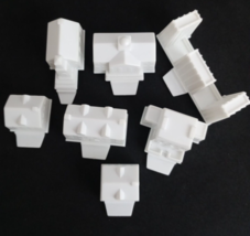 2001 The Game Of Life Monsters Inc Edition Replacement Parts Pieces 6 Buildings - £3.85 GBP
