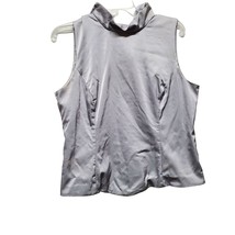 Women&#39;s Gray Sleeveless DRESS Shirt size 14 Inity Studio Brand - £9.58 GBP