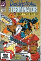 Deathstroke The Terminator Comic Book #13 Dc Comics 1992 VF/NEAR Mint New Unread - £2.16 GBP