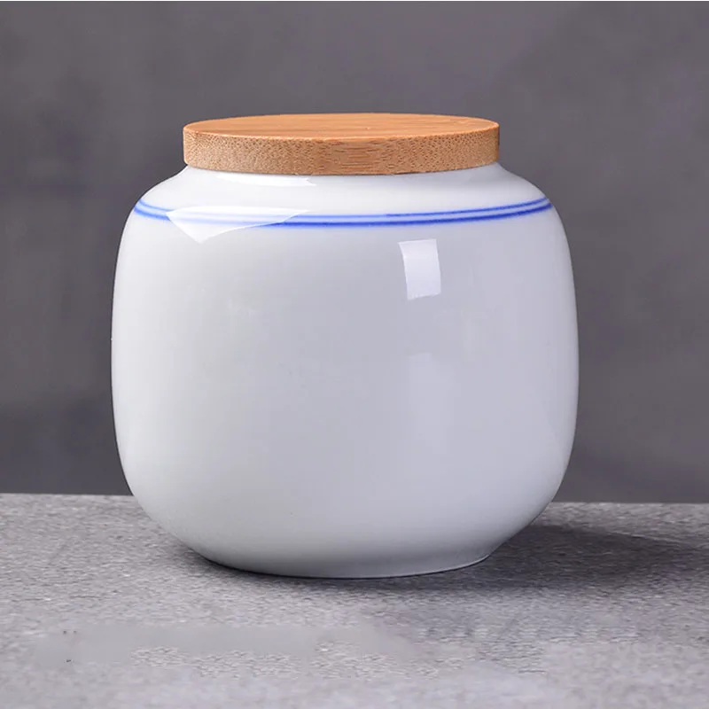 200ml Tea Storage Tank Portable travel Ceramics Tea Caddies Tea Organize... - $16.90