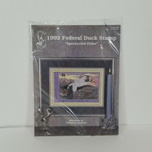 Pegasus 1992 Federal Duck Stamp Speckled Eider Cross Stitch KIT Sealed #352 - $29.02