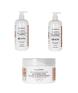 Coconut Daily Hydration Hair Care Bundle - shampoo, conditioner, leave-i... - £25.49 GBP