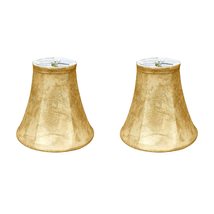 Royal Designs, Inc. True Bell Lamp Shade with Round Clip, BS-704RC-8MT-2, Mouton - £55.36 GBP