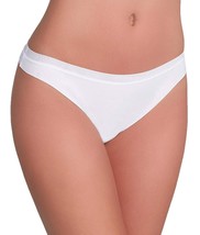 DKNY Womens Intimates Downtown Cotton No Visible Panty Line Thong,White,... - $25.00