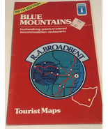 Vintage Blue Mountains Tourist Map Brochure Australia BRO11 - £8.53 GBP