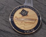 USN USS Dwight D. Eisenhower CVN-69 Commanding Officer Challenge Coin #916U - £30.74 GBP