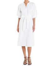 English Factory classic short sleeve shirt dress in Crisp White - £56.79 GBP