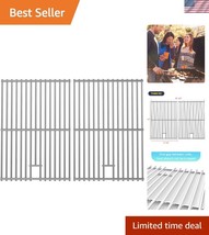 15-Inch Two-Pack Stainless Steel Grill Grate - Fits Top Gas Grill Models - $60.00