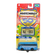 Matchbox Across America 50th Birthday New Jersey Ikarus Coach Bus Die Cast 1/160 - £8.82 GBP