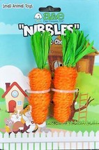 Carrot Loofah Chew Toys for Small Animals with Jute: Promote Dental Heal... - £3.91 GBP