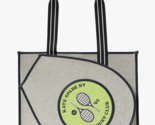 NWB Kate Spade Grand Slam Tennis Racquet XL Canvas Tote Bag KF521 Gift B... - $202.94