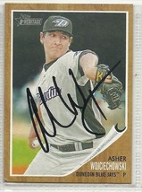 Asher Wojciechowski Signed Autographed card 2011 Topps Heritage Minor Le... - £7.65 GBP
