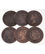 Canada plein De 6 Grand Centimes (1876-H À 1901) Fin + À XF+ État - €63,30 EUR