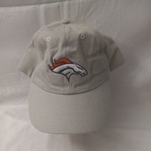 VINTAGE Denver Broncos Tan Color Soft Style Hat Cap Adjustable NFL Football - £15.28 GBP