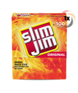 1x Box Slim Jim Original Smoked Snack Sticks | .44oz | 100 Sticks Per Box - $82.67