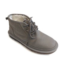 UGG Ankle Chukka Boots Mens Size 8 Neumel Natural Sheepskin Lace Up  111... - $91.72