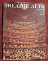 Theatre Arts January 1958 Opera The Met Francis Robinson Alfred Frankenstein - £6.33 GBP