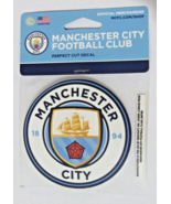Manchester City Logo on 4&quot;x4&quot; Perfect Cut Decal Single by WinCraft - £9.47 GBP