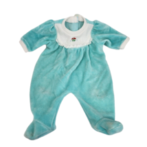 AMERICAN GIRL DOLL PLEASANT COMPANY BITTY BABY TEAL ONE PIECE PAJAMA OUTFIT - £18.98 GBP