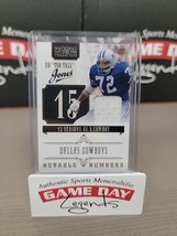 2010 National Treasures Notable Numbers Ed Too Tall Jones Game Worn Patch - £21.18 GBP