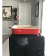 Le Creuset  Poterie Red Stoneware Square Baking Dish - $25.56 CAD