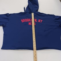Brooklyn Nets DB2199-492 Nike Dri-Fit Women's XL Crop Hoodie Blue Sweatshirt  image 11