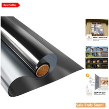 Static Cling One Way Privacy Film - Heat Blocking &amp; UV Protection, 35.4"... - $44.50