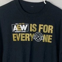 AEW All Elite Wrestling T Shirt Double Side Promo Tee Short Sleeve Men’s... - $29.99
