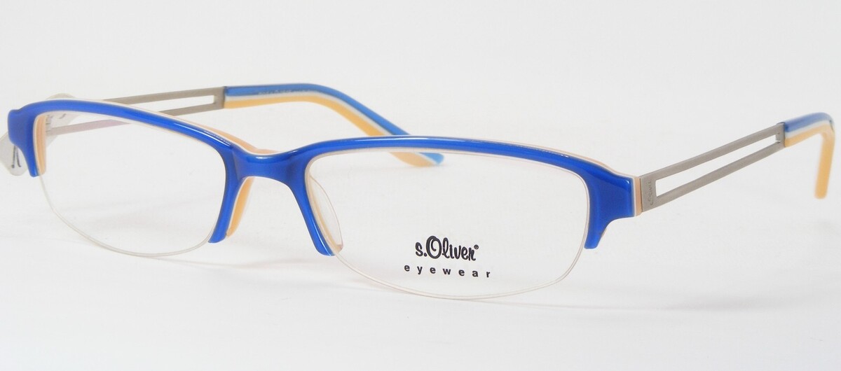 s. Oliver 1646 Col. 2 BLUE EYEGLASSES GLASSES PLASTIC FRAME 50-16-135mm ... - $67.40
