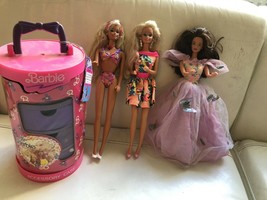 1992 Glitter Beach Barbie,1994 Butterfly Princess Dress,1991 Sparkle Eyes &amp; Case - £58.98 GBP
