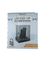 Traxx Locked-Up Cell Phone Detention, Lock and Key Included. Holds 4 Pho... - $10.45