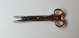 Scissors Shears Barber Haircutter Tie Clasp Money Clip Swank Vintage Two-Tone - $11.83